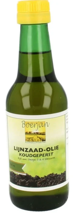 Boerjan Lijnzaad Olie (250 ml)
