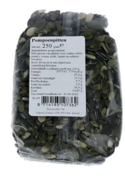 Boerjan Pompoenpitten (250 gr)