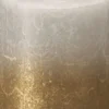 Bolsius Fading Metallic Rustiekkaars 80/68 Sandygrey + Gold (1 stuk)
