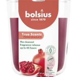 Bolsius Geurglas 97/85 True Scents Pomegranate (1 stuk)
