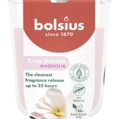 Bolsius Geurglas 80/73 True Scents Magnolia (1 stuk)