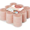 Bolsius Geurtheelichten Clear Cup 6U True Scents Peach (1 stuk)