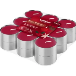 Bolsius Geurtheelichten 4u True Glow Merry Moments (18 stuks)