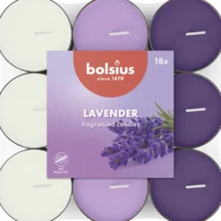 Bolsius Geurtheelicht 3,5U Lavender Pack (18 stuks)