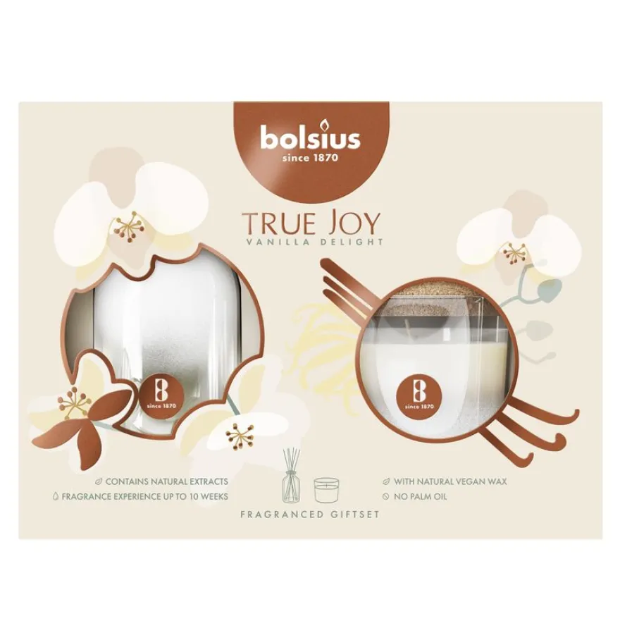 Bolsius Giftset True Joy Vanilla Delight (1 set)
