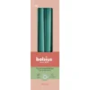 Bolsius Gotische Dinerkaarsen 245/24 mm Pine Green (4 stuks)