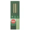 Bolsius Gotische Kaars 245/24 Doos 4 Olivegreen (4 stuks)