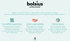 Bolsius Horeca Bistro Kaars 180/21,3 Doos 45 Wit (45 stuks)