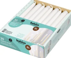 Bolsius Horeca Gotische Kaars 250/24 Doos 30 Wit (30 stuks)