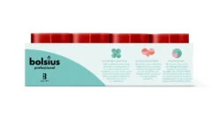 Bolsius Horeca Relight® Navullingen 64/52 Rood (20 stuks)