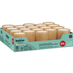 Bolsius Horeca Relight Navullingen 64/52 Zacht Roze (18 stuks)