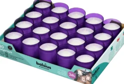 Bolsius Horeca Relight® Navullingen 64/52 Paars (20 stuks)