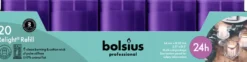 Bolsius Horeca Relight® Navullingen 64/52 Paars (20 stuks)