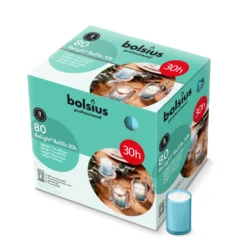 Bolsius Horeca Relight® Plus Navullingen 64/52 Aqua (80 stuks)