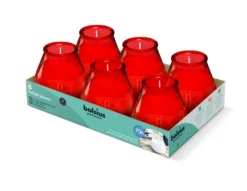 Bolsius Horeca Twilight 104/99 Rood (6 stuks)