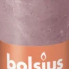 Bolsius Rustiekkaars 130/68 Ash Rose (1 stuk)