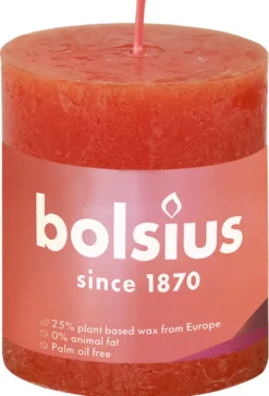 Bolsius Rustiekkaars 80/68 Earthy Orange (1 stuk)