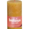 Bolsius Rustiekkaars Shine 130/68 130/68 Honeycomb Yellow (1 stuk)