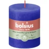 Bolsius Rustiek Stompkaars 80/68 Majorelle Blue