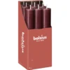 Bolsius Rustiek tafelkaars XL Velvet Red (9 stuks)