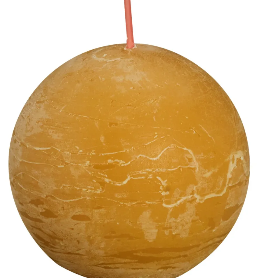 Bolsius Shine Rustiek Bolkaars ?76 Honeycomb Yellow (1 stuk)