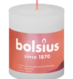 Bolsius Shine Rustiekkaars 80/68 Cloudy White (16 stuks)