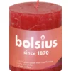 Bolsius Shine Rustiekkaars 80/68 Delicate Red (1 stuk)