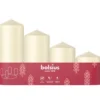 Bolsius Stompkaars Assorti Tray 4 Soft Pearl (1 stuk)