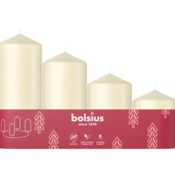 Bolsius Stompkaars Assorti Tray 4 Soft Pearl (1 stuk)
