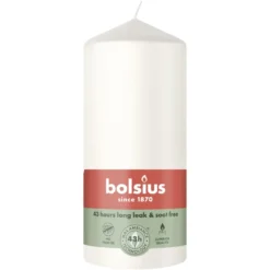 Bolsius Stompkaars 130/68 Cloudy White (1 stuk)