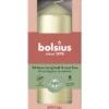 Bolsius Stompkaars 120/58 metallic White Silver (1 stuk)