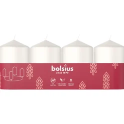 Bolsius Stompkaars 60/40 Tray 4 Cloudy White (1 stuk)
