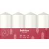 Bolsius Stompkaars 100/48 Tray 4 Cloudy White (1 stuk)