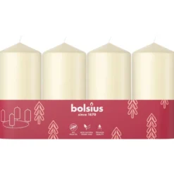 Bolsius Stompkaars 100/48 Tray 4 Soft Pearl (1 stuk)