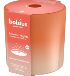 Bolsius Summer Nights Glas 120/126 Ivoor (1 stuk)