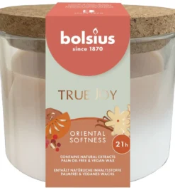 Bolsius True Joy Geurglas Met Kurk 66/83 Oriental Softness (1 stuk)