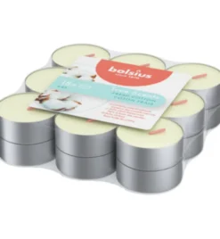 Bolsius True Scents Geurtheelichten 4 Uur Fresh Cotton (9 stuks)