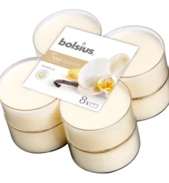 Bolsius True Scents Maxilicht Vanilla (8 stuks)