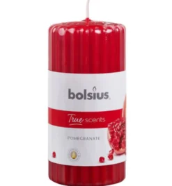 Bolsius True Scents Stompkaars Geur 120/58 Pomegranate (1 stuk)