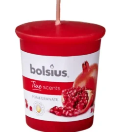 Bolsius True Scents Votive 53/45 Rond Pomegranate (1 stuk)