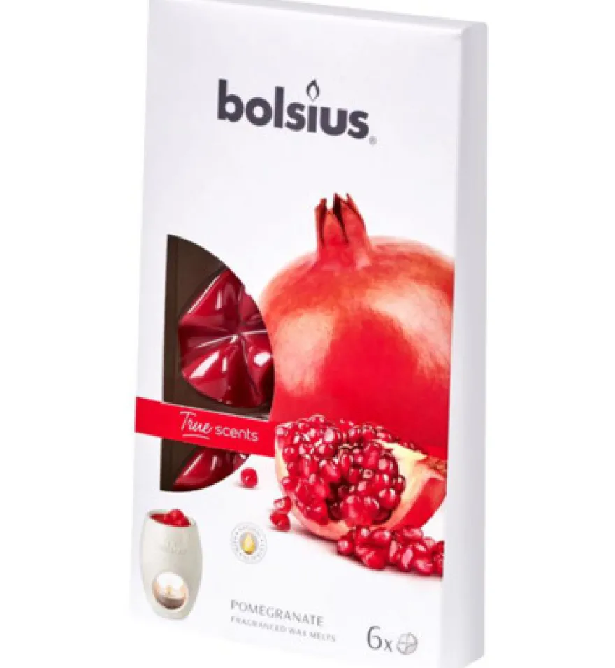 Bolsius True Scents Waxmelts Pomegranate (6 stuks)