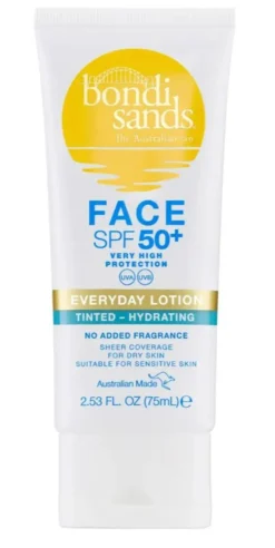 Bondi Sands Everyday Face Lotion Tinted – Hydrating SPF50+ (75 ml)