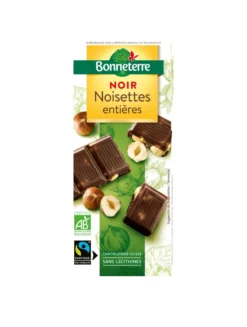 Bonneterre Pure Chocolade Hele Hazelnoten Bio (200 gr)