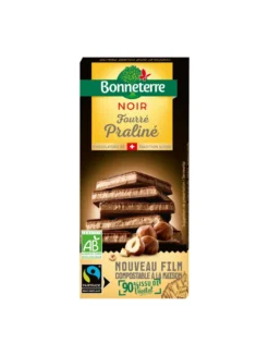 Bonneterre Pure Chocolade Praliné Bio (100 gr)