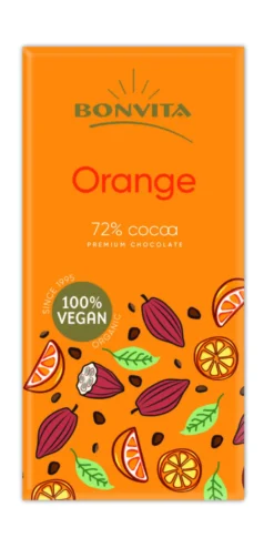Bonvita Premium Dark Chocolate Orange (100 gr)