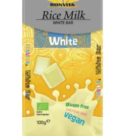 Bonvita Rijstmelk Chocolade Wit Bio (100 gr)