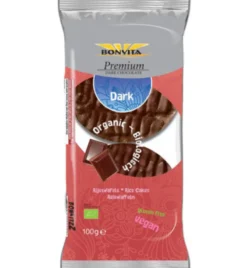 Bonvita Rijstwafels Pure Chocolade Bio (100 gr)