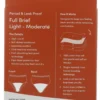 Boody Menstruatieondergoed Tailleslip Zwart Licht/normaal Maat L (1 stuk)