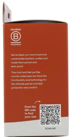 Boody Menstruatieondergoed Tailleslip Zwart Licht/normaal Maat L (1 stuk)