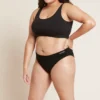 Boody Menstruatieondergoed Bikinislip Zwart Normaal/hevig Maat S (1 stuk)